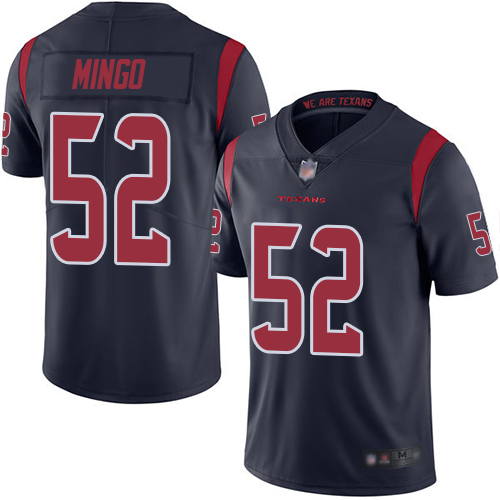 Houston Texans Limited Navy Blue Men Barkevious Mingo Jersey NFL Football 52 Rush Vapor Untouchable